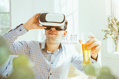 未来,技术,概念,男人,网络空间,玻璃杯,视力,计算机游戏,影片,计算机制图