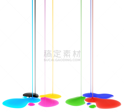 点状,彩色图片,cmyk颜色 ,白色,染料,背景分离,图像,液体,水滴,漏泄