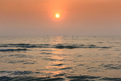 海洋,黎明,华欣,巴蜀,自然,水平画幅,无人,抽象,早晨,夏天