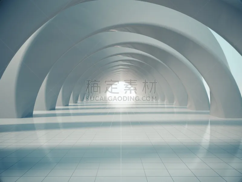 长的 背景 隧道 商品 三维图形 建筑结构 抽象 未来 装管 绘画插图图片素材下载 稿定素材
