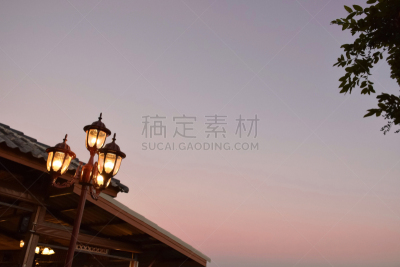 灯笼,夜晚,雷克雅未克,天空,水平画幅,黄昏,户外,城市,黑色,泰国