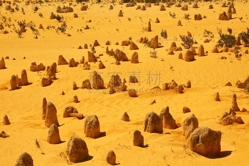 石峰沙漠,澳大利亚,cervantes,石林,西澳大利亚,偏远地区,水平画幅,沙子,石灰石,旅行者