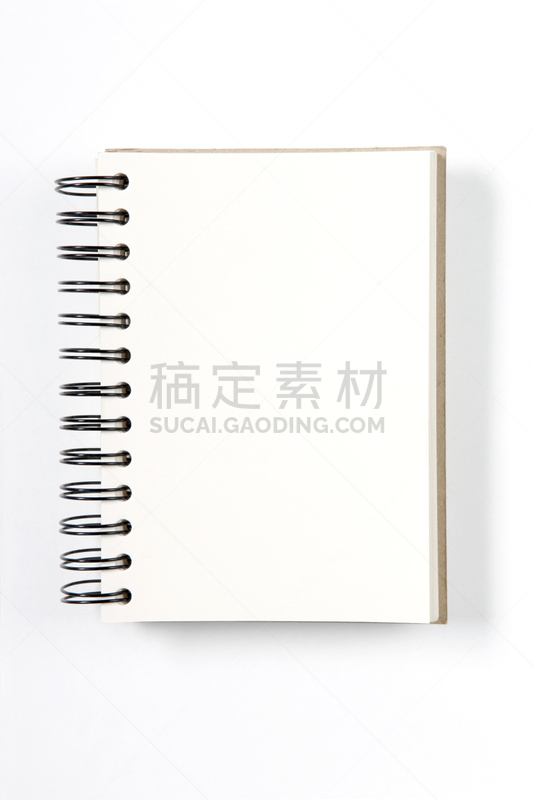 金属丝,笔记本,黑色,垂直画幅,办公室,纸玩偶,无人,白色背景,背景分离,影棚拍摄
