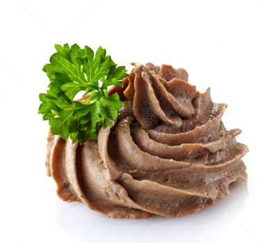 馅饼,肝脏,褐色,水平画幅,动物内脏,开胃品,法式食品,动物身体部位,特写,肉