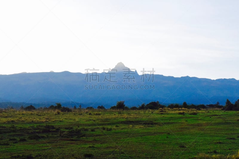 肯尼亚,山,肯亚山国家公园,肯尼亚山,水平画幅,地形,无人,风景,非洲,户外