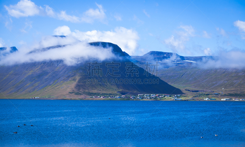 冰湾市,夏天,冰岛国,自然美,峡湾,地形,拉特拉尔角,雷克雅未克,水,天空