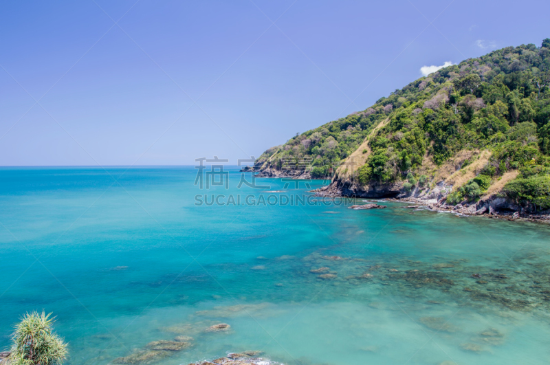 蓝色,蓝塔岛,海洋,海滩,鸡尾酒,安达曼海,天空,自然,悬崖,水平画幅