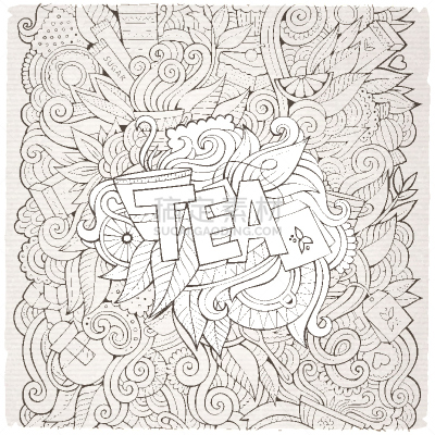 背景,乱画,文字,茶树,动物手,化学元素周期表,贺卡,绘画插图,夏天,卡通
