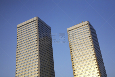 大阪商业园,帐单,办公园区,中央区,大阪市,大阪府,办公室,天空,水平画幅,建筑