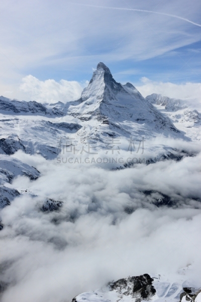 马特洪峰,瓦莱斯州,瑞士阿尔卑斯山,瑞士,车站,风景,山顶,策尔马特,北欧滑雪赛,宾尼的阿尔卑斯山脉