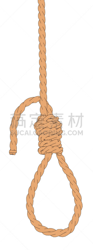 绳子,绞架,货车司机,搭便车,垂直画幅,形状,绘画插图,全景,卡通,图像