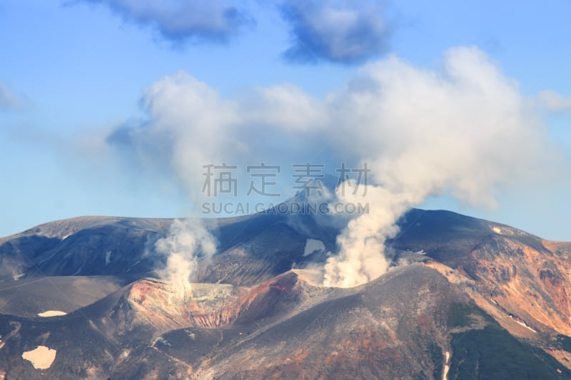 日本,北海道,火山,通古拉瓦火山,火山学,陨石坑,地热发电站,南美,天空,能源