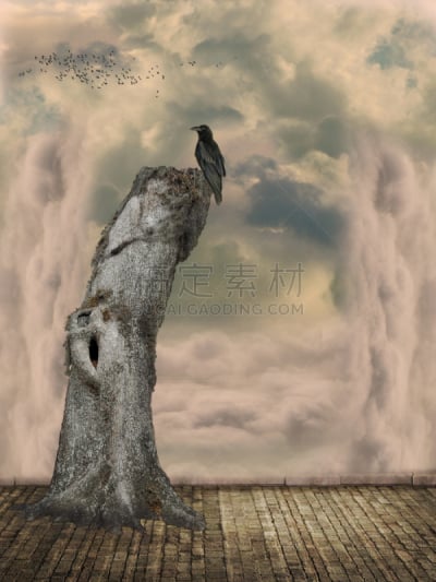 地形,幻想,垂直画幅,天空,美,雷文西蒙尼,艺术,形状,公主,美人