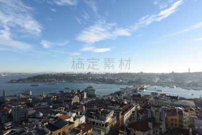 加拉太塔,伊斯坦布尔,航拍视角,平衡折角灯,锡尔凯吉车站,艾米诺努广场,恐克,塔克西姆广场,加拉塔大桥,金角湾