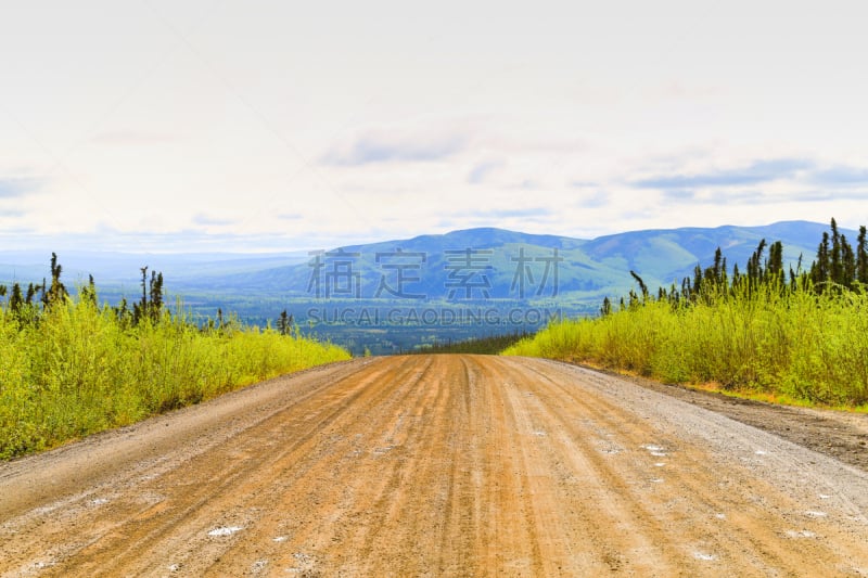 道尔顿高速公路,阿拉斯加,水平画幅,山,主干路,风险,户外,工业,田地,风景