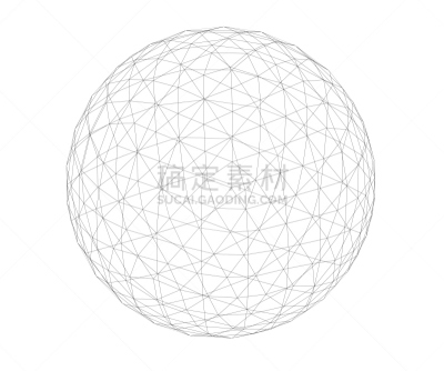 接线框,线框模型,球体,水平画幅,无人,背景分离,摄影