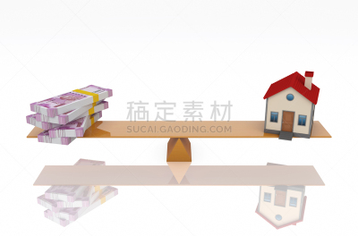 新的,房屋,模型,2000,跷跷板,贷款,平衡,印度,储蓄,建筑师