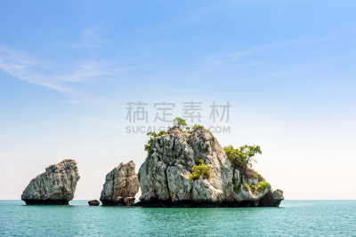 泰国,岛,万伦,群岛,水,天空,美,水平画幅,云,无人