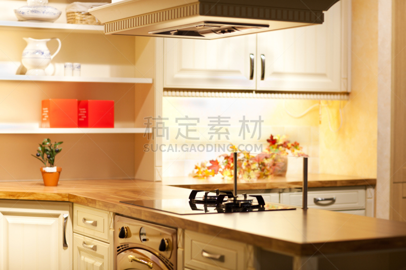 抽油烟机,手提炉,现代,灶台,厨房,住宅房间,水平画幅,无人,水管,家具