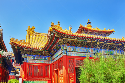 北京,雍和宫,都市风景,自然美,雍和宫店,喇麻庙,孔子,道教,亭台楼阁,天空