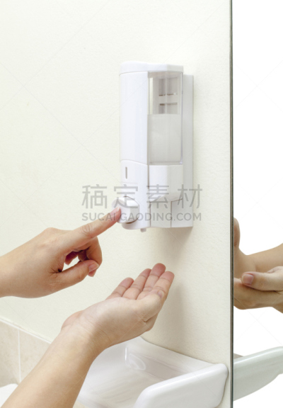 女人,手,发胶,鞋套机,皂液器,部分,2015年,盒子,勺形