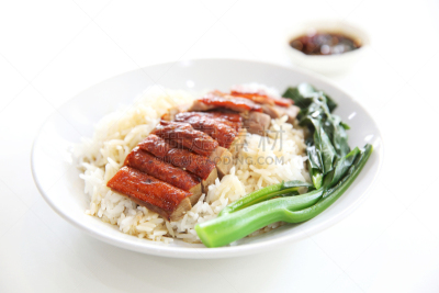 鸭子肉,米,格子烤肉,水平画幅,新加坡,十字花科,无人,红色,烤的,西兰花
