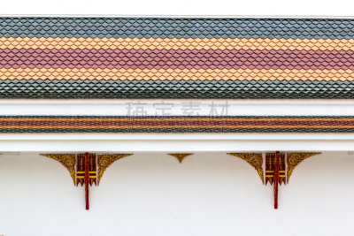 瓦,多色的,寄宿学校,建筑檐口,吴哥窟,城市扩张,林荫大道,新的,纹理效果,盾