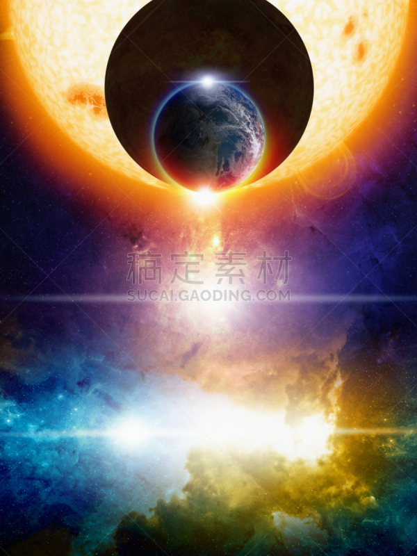 太空,抽象,背景,垂直画幅,未来,星系,轨道运行,无人,日月食,科学