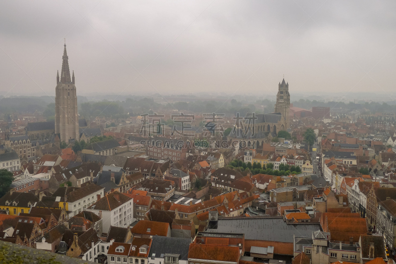 View of Bruges from the Tower in the Square