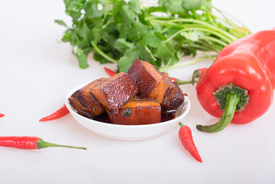 猪肉,炖食,辣椒,饮食,五花肉,水平画幅,无人,美容院,传统,健康保健