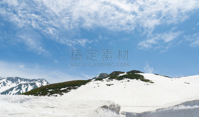 日本阿尔卑斯山脉,雪,山,立黑山部阿尔卑斯山脉路线,室堂,富山,黑部市,富山县,长野县,雪山