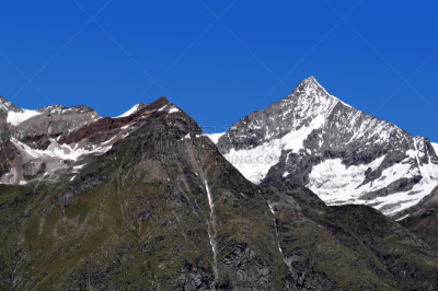魏斯峰,天空,水平画幅,无人,户外,瑞士阿尔卑斯山,山脊,山,阿尔卑斯山脉,瓦莱斯州