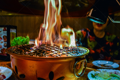 朝鲜半岛,炊具,韩国烤肉,烧肉,炙,格子烤肉,络腮胡子,水平画幅,盐渍食品