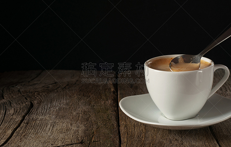 特写,厚的,咖啡杯,褐色,水平画幅,无人,茶碟,早晨,乡村风格,饮料