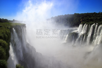 波伊瓜苏,伊瓜苏瀑布,阿根廷,大西洋雨林,魔鬼喉咙,伊瓜苏市,巴拉那洲,南美,水,美