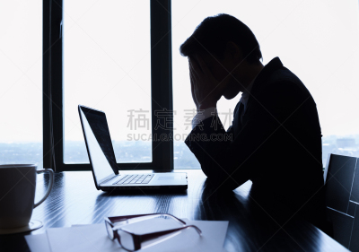 男商人,沮丧,领导能力,图像,经理,男性,仅男人,仅成年人,疲劳的,过度劳累