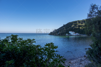 风景,葡萄牙,海滩,家畜,阿拉比达自然公园,欧洲,自然,图像,海洋,度假