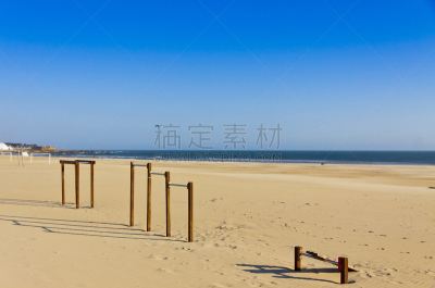 波尔图,葡萄牙,海滩,波多,水,天空,风,水平画幅,沙子,无人