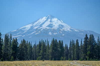 夏士塔山,加利福尼亚,水平画幅,瀑布,无人,火山地形,户外,树林,山脊,沥青