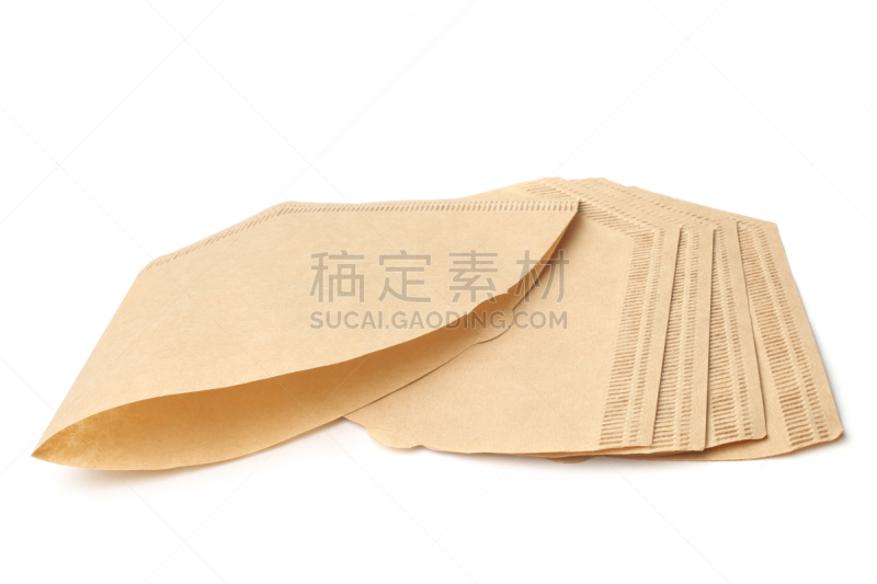 咖啡滤纸,烤咖啡豆,褐色,新的,水平画幅,无人,组物体,饮料,干净,特写