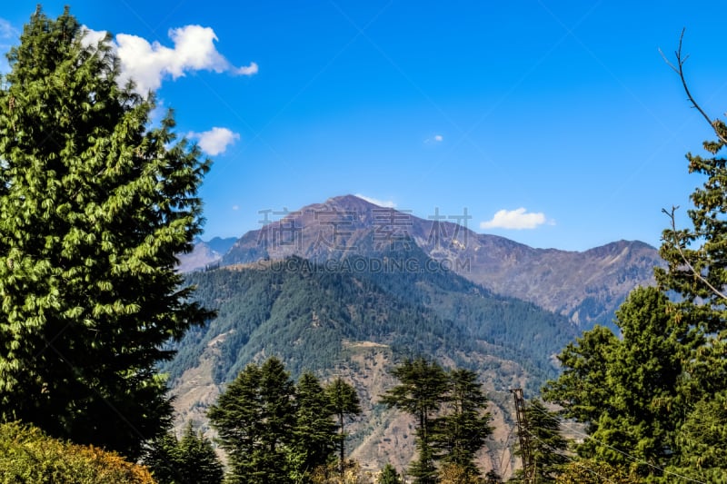 山脉,巴基斯坦,山谷,风景,自然美,开伯尔山口,北,居住区,自然,草地