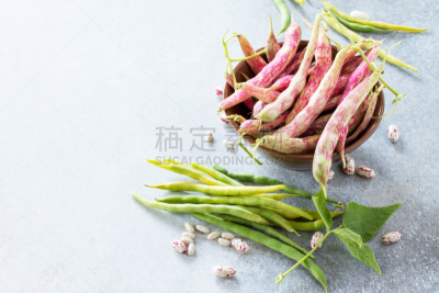 豆,青豆,留白,豆荚,石片,背景,红辣椒,多样,水平画幅,无人