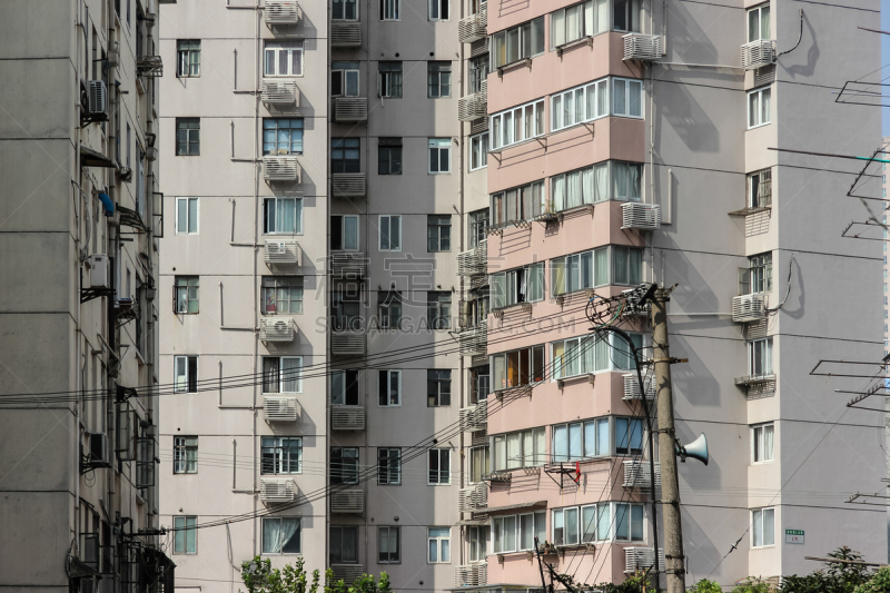 外立面,上海,居住区,建筑外部,外滩,浦东,天空,艺术,水平画幅,墙