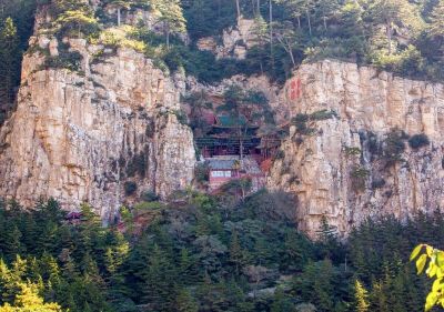衡山,山,北,都市风光,非凡的,大同,山西省,道教,水平画幅,无人