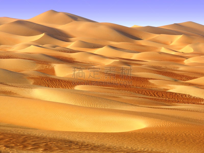 阿布扎比,沙漠,沙丘,empty quarter,阿曼,留白,水平画幅,沙子,无人,阴影