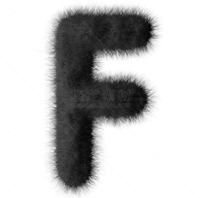 白色背景,分离着色,黑色,英文字母f,穗,侦探,美,字母,水平画幅,可爱的