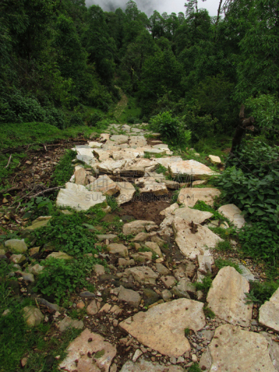 尼泊尔,徒步旅行,阿法尔洼地,垂直画幅,水,天空,石墙,地形,无人,古老的
