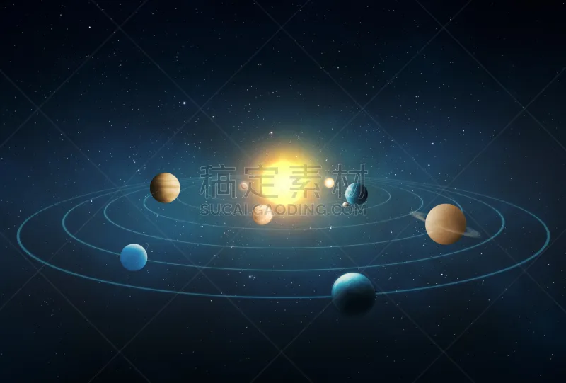 行星 天王星 轨道运行 冥王星 金星 海王星 木星 星座 天文学 火星图片素材下载 稿定素材