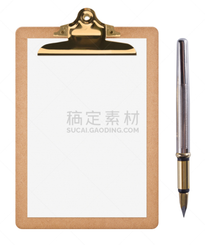褐色,空白的,墨水笔,写字板,白皮书,垂直画幅,办公室,留白,办公用品,银色