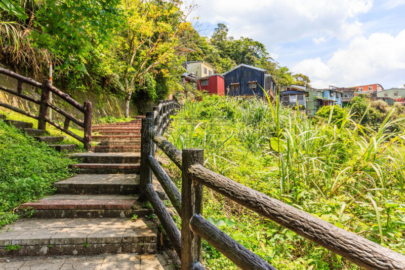 乡村,居住区,小的,北,地形,什邡,灯笼,车站,天空,水平画幅